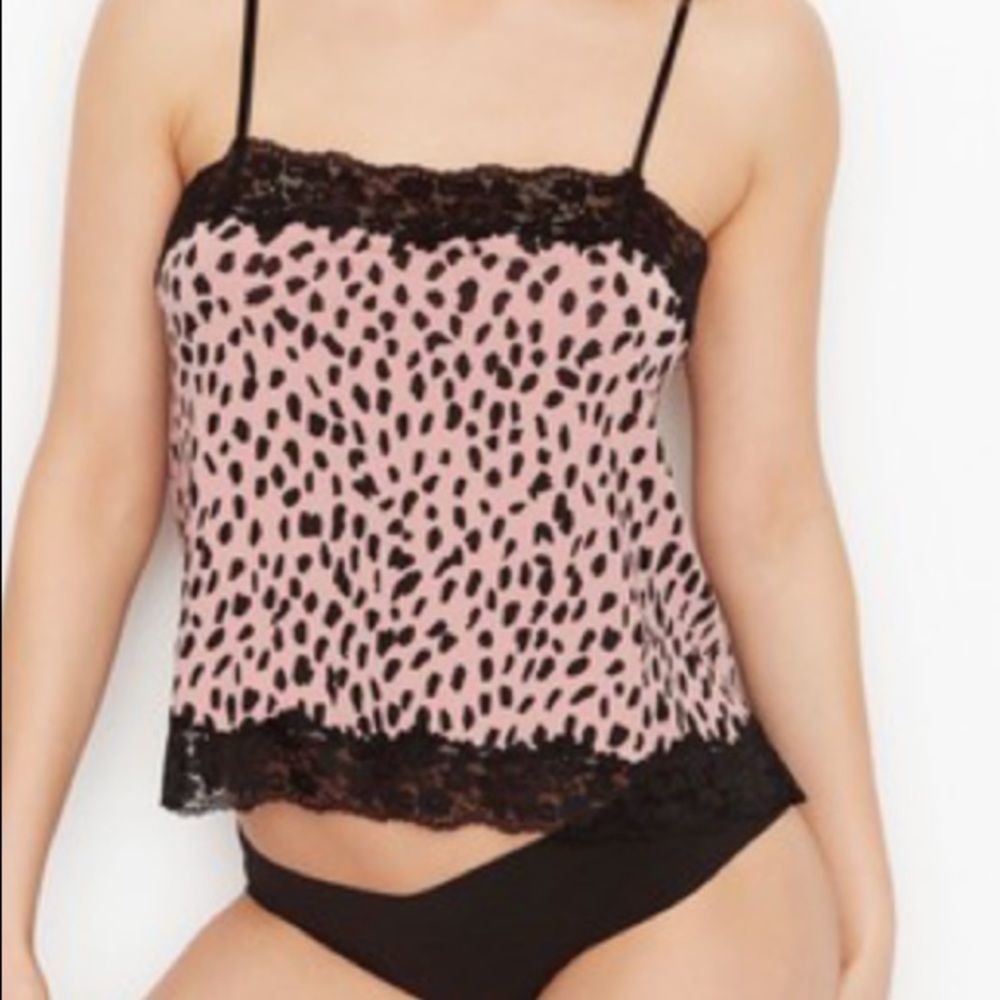 Victorias Secret Supersoft Modal Lace Cami size Large